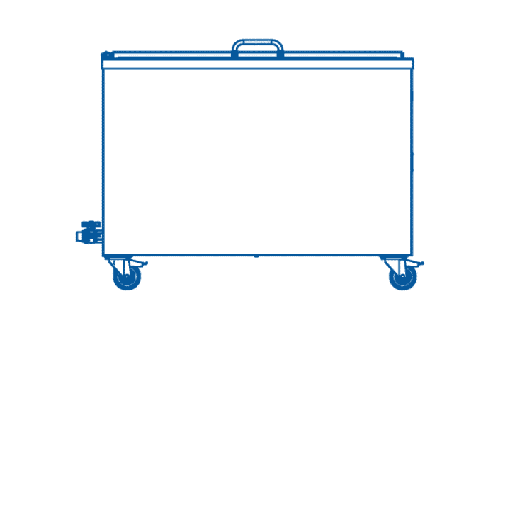 KSF Turbocleaner Premium Reinigungsbox Gastronomie Edelstahl